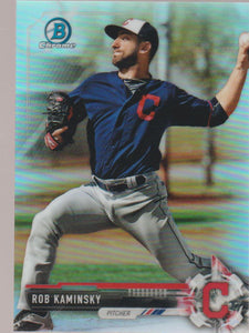 2017 Bowman Chrome Baseball Bowman Chrome Prospects Refractor 314/499 Rob Kaminsky #BCP182