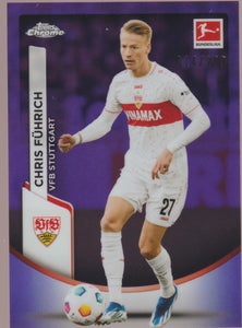 2023-24 Topps Chrome Bundesliga Purple Refractor 014/299 Chris Führich #91 RC
