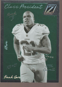 2023 Panini Zenith Class President Frank Gore #CP-2005