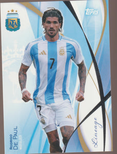 2024 Topps Lineage Argentina Rodrigo De Paul #22