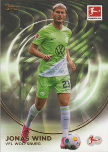 2023-24 Topps Bundesliga 60th Anniversary Celebration Jonas Wind #55