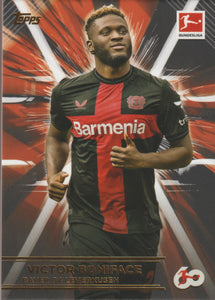 2023-24 Topps Bundesliga 60th Anniversary Celebration Heroes of Today Victor Boniface #HT-5