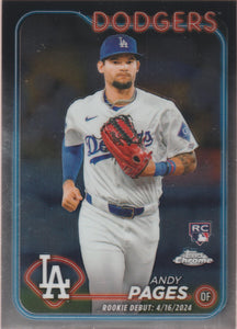 2024 Topps Chrome Update Baseball Andy Pages #USC186 RC