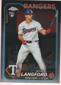 2024 Topps Chrome Update Baseball Wyatt Langford #USC37 RC