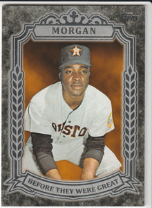 2014 Topps Baseball Before They Were Great Joe Morgan #BG-30