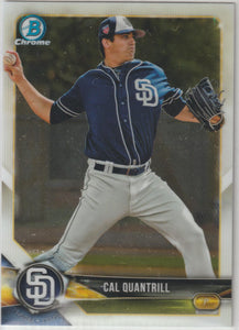 2018 Bowman Chrome Draft Baseball Cal Quantrill #BDC-195