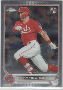 2022 Topps Chrome Sonic Trey Amburgey #61 RC
