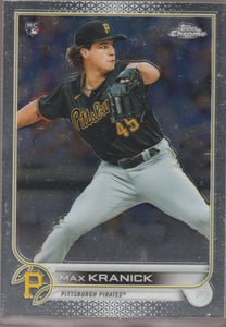 2022 Topps Chrome Baseball Max Kranick #144 RC