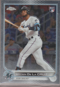2022 Topps Chrome Sonic Baseball Bryan De La Cruz #216 RC