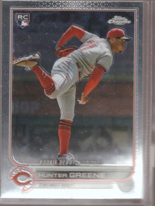 2022 Topps Update Chrome Baseball Hunter Greene #USC93 RC