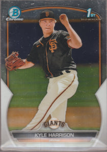 2023 Bowman Chrome Baseball Prospects Kyle Harrison #BCP-93