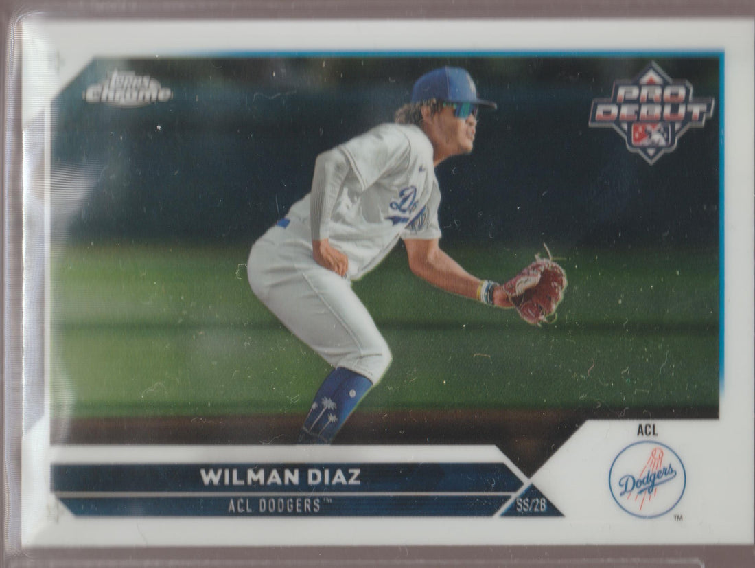 2023 Topps Chrome Pro Debut Baseball Wilman Diaz #PDC-22