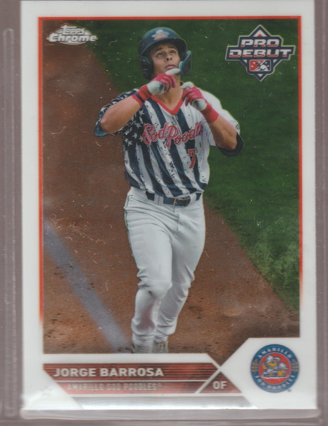 2023 Topps Chrome Pro Debut Baseball Jorge Barrosa #PDC-21