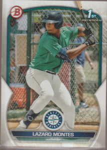 2023 Bowman Baseball Lazaro Montes #BP-58