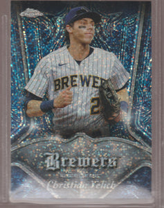 2022 Topps Chrome Pinstriped Christian Yelich #P-5