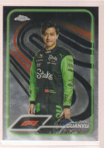 2024 Topps Chrome Formula 1 Zhou Guanyu #14