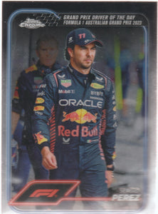 2024 Topps Chrome Formula 1 Sergio Perez #161