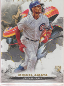 2023 Topps Inception Baseball Miguel Amaya #114 RC