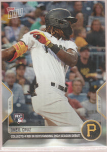 2022 Topps Now Baseball Oneil Cruz #377 RC