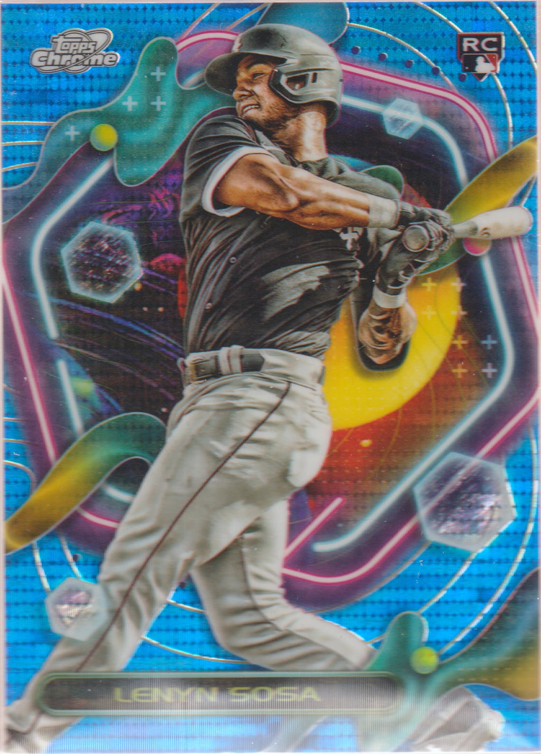 2023 Topps Cosmic Chrome Blue Moon Refractor 63/99 Lenyn Sosa #174 RC