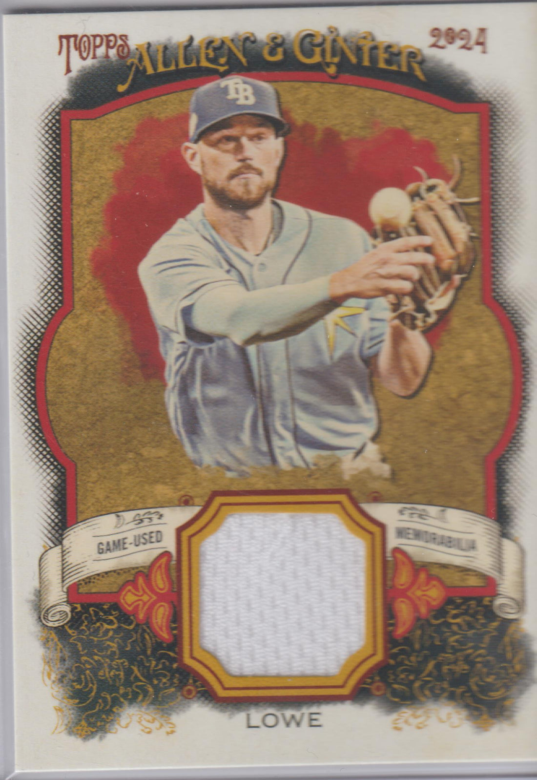 2024 Topps Allen & Ginter Relics A Brandon Lowe #AGR-BL