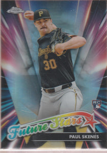 2024 Topps Chrome Update Series Future Stars Paul Skenes #FSU-17 RC