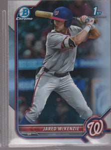 2022 Bowman Draft Chrome Refractor Jared McKenzie #BDC-5