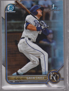 2022 Bowman Draft Chrome Refractor Gavin Cross #BDC-6