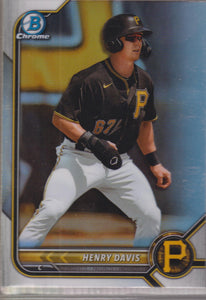 2022 Bowman Draft Chrome Refractor Henry Davis #BDC-7