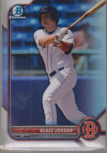 2022 Bowman Draft Chrome Refractor Blaze Jordan #BDC-24
