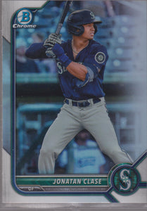 2022 Bowman Draft Chrome Refractor Jonatan Clase #BDC-30