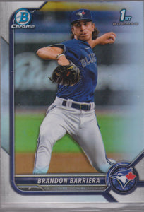 2022 Bowman Draft Chrome Refractor Brandon Barriera #BDC-21