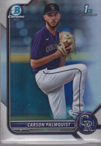 2022 Bowman Draft Chrome Refractor Carson Palmquist #BDC-31