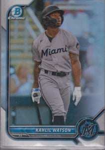 2022 Bowman Draft Chrome Refractor Kahlil Watson #BDC-35
