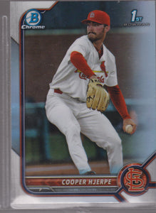2022 Bowman Draft Chrome Refractor Cooper Hjerpe #BDC-95