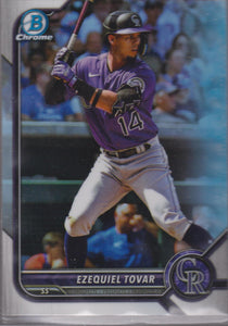 2022 Bowman Draft Chrome Refractor Ezequiel Tovar #BDC-83