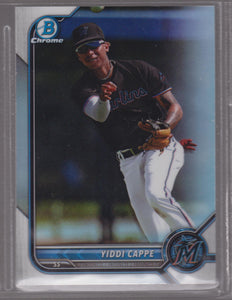 2022 Bowman Draft Chrome Refractor Yiddi Cappe #BDC-96