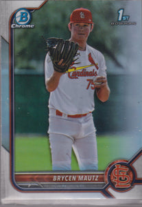 2022 Bowman Draft Chrome Refractor Brycen Mautz #BDC-124