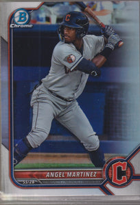 2022 Bowman Draft Chrome Refractor Angel Martinez #BDC-134