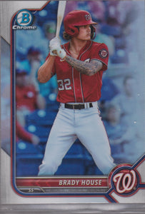 2022 Bowman Draft Chrome Refractor Brady House #BDC-144