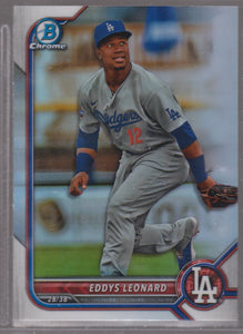 2022 Bowman Draft Chrome Refractor Eddys Leonard #BDC-150