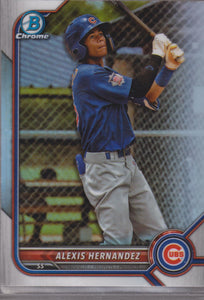 2022 Bowman Draft Chrome Refractor Alexis Hernandez #BDC-173