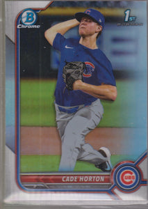 2022 Bowman Draft Chrome Refractor Cade Horton #BDC-193
