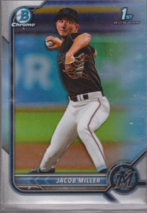 2022 Bowman Draft Chrome Refractor Jacob Miller #BDC-195