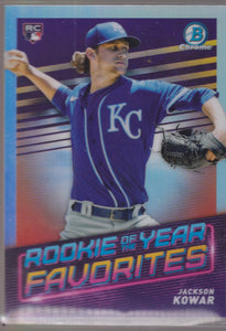 2022 Bowman Rookie of the Year Favorites Jackson Kowar #ROYF-9 RC