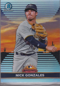 2022 Bowman Chrome 2021 AFL Fall Stars Nick Gonzales #AFLS-9