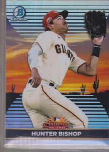 2022 Bowman Chrome 2021 AFL Fall Stars Hunter Bishop #AFLS-18