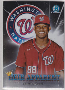 2022 Bowman Draft Heir Apparent Elijah Green #HA-5