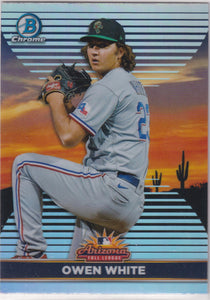 2022 Bowman Chrome 2021 AFL Fall Stars Owen White #AFLS-27
