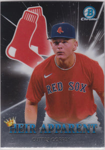 2022 Bowman Draft Heir Apparent Cutter Coffey #HA-14